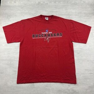 Vintage 2001 Tampa Bay Buccaneers Shirt Size XXL Red NFL Football NFC